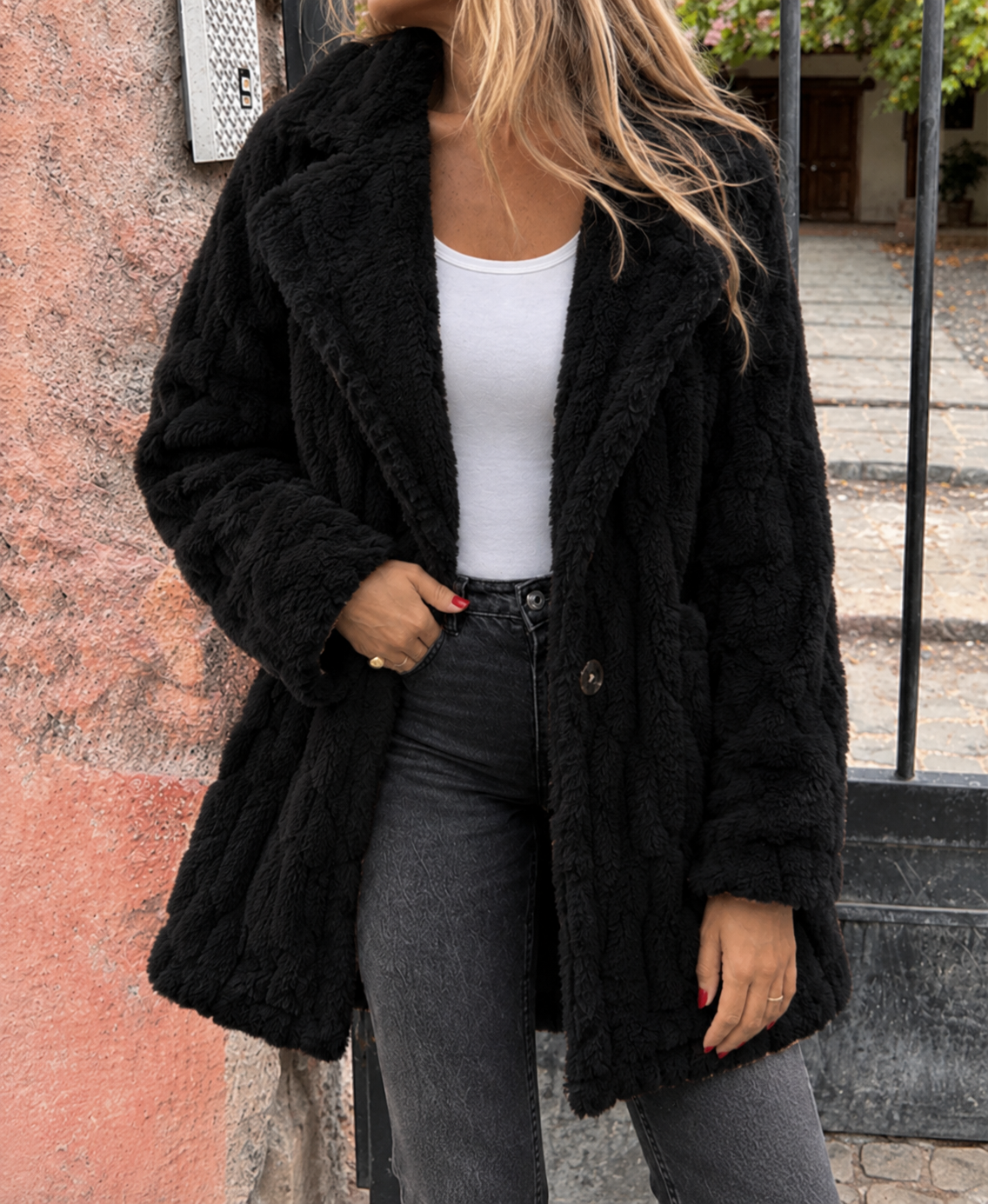 Mabel | Plush Ripple Button Cardigan