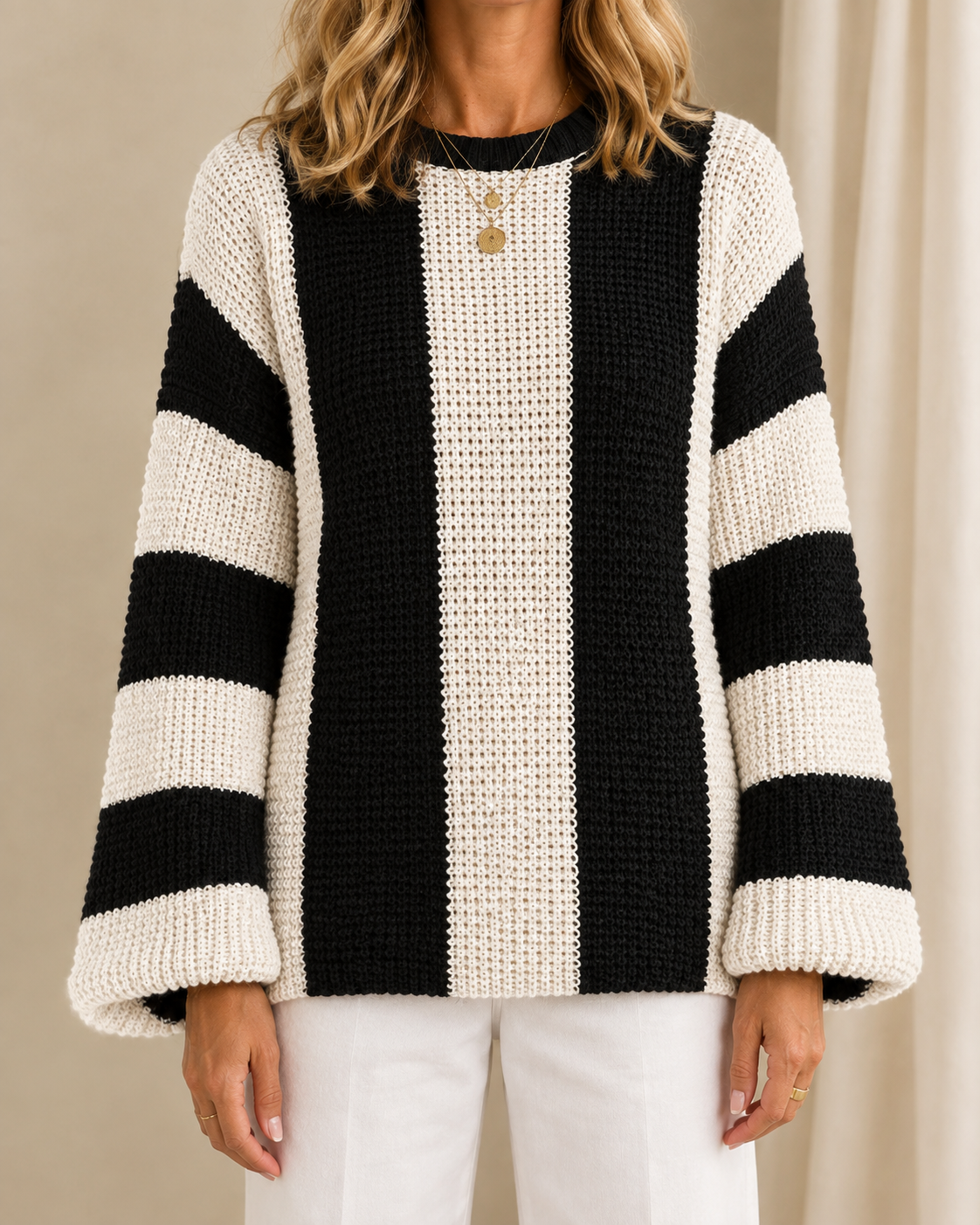 Freya | Colour-Block Jumper