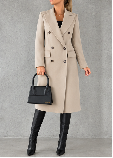 Eleanor double-breasted long coat