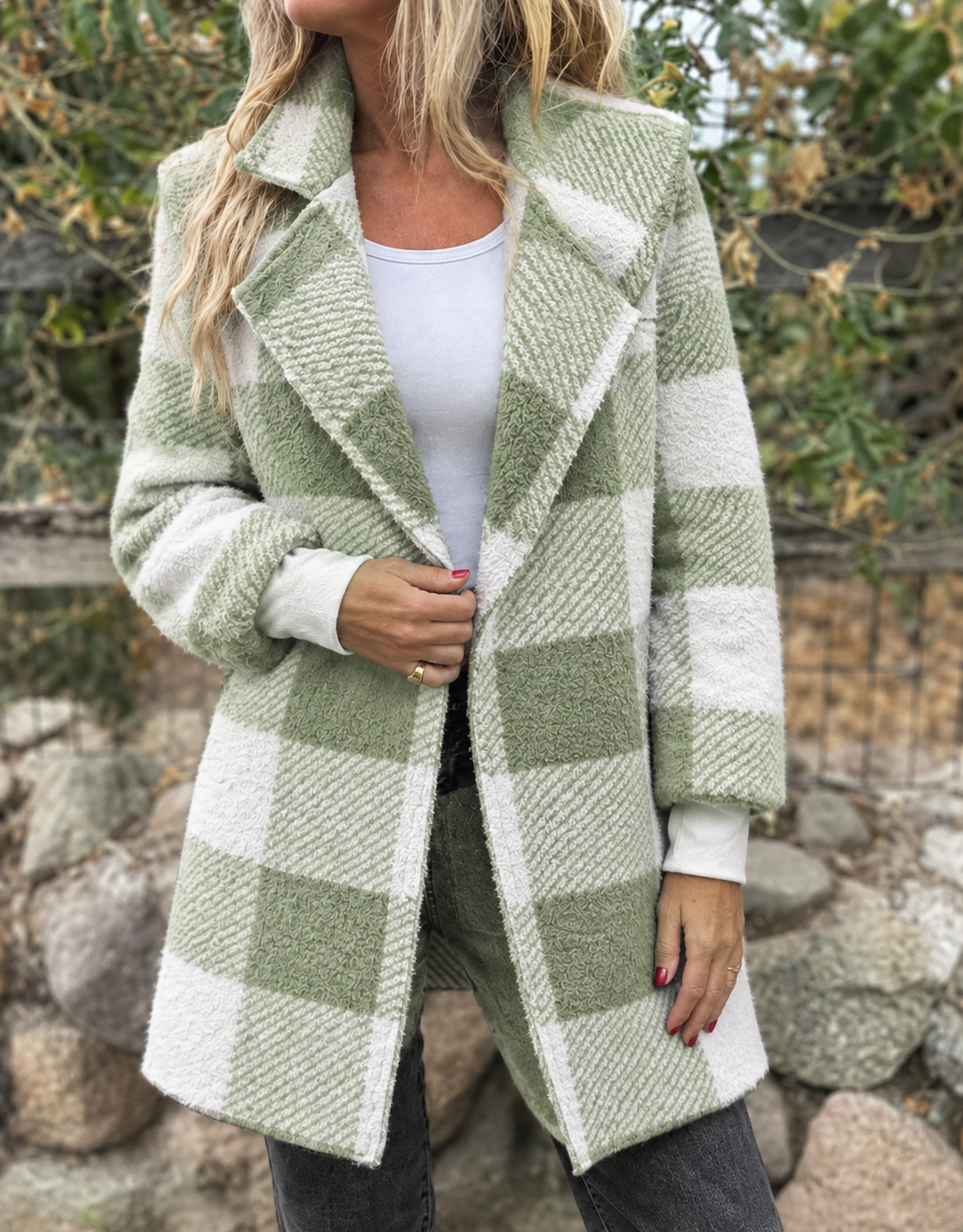 Hazel | Plaid Collared Cardigan