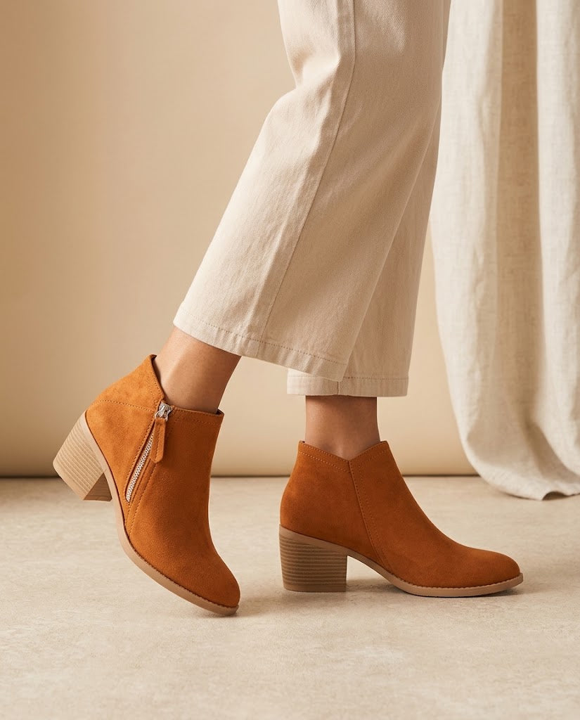 Harriet | Side-Zip Ankle Boots