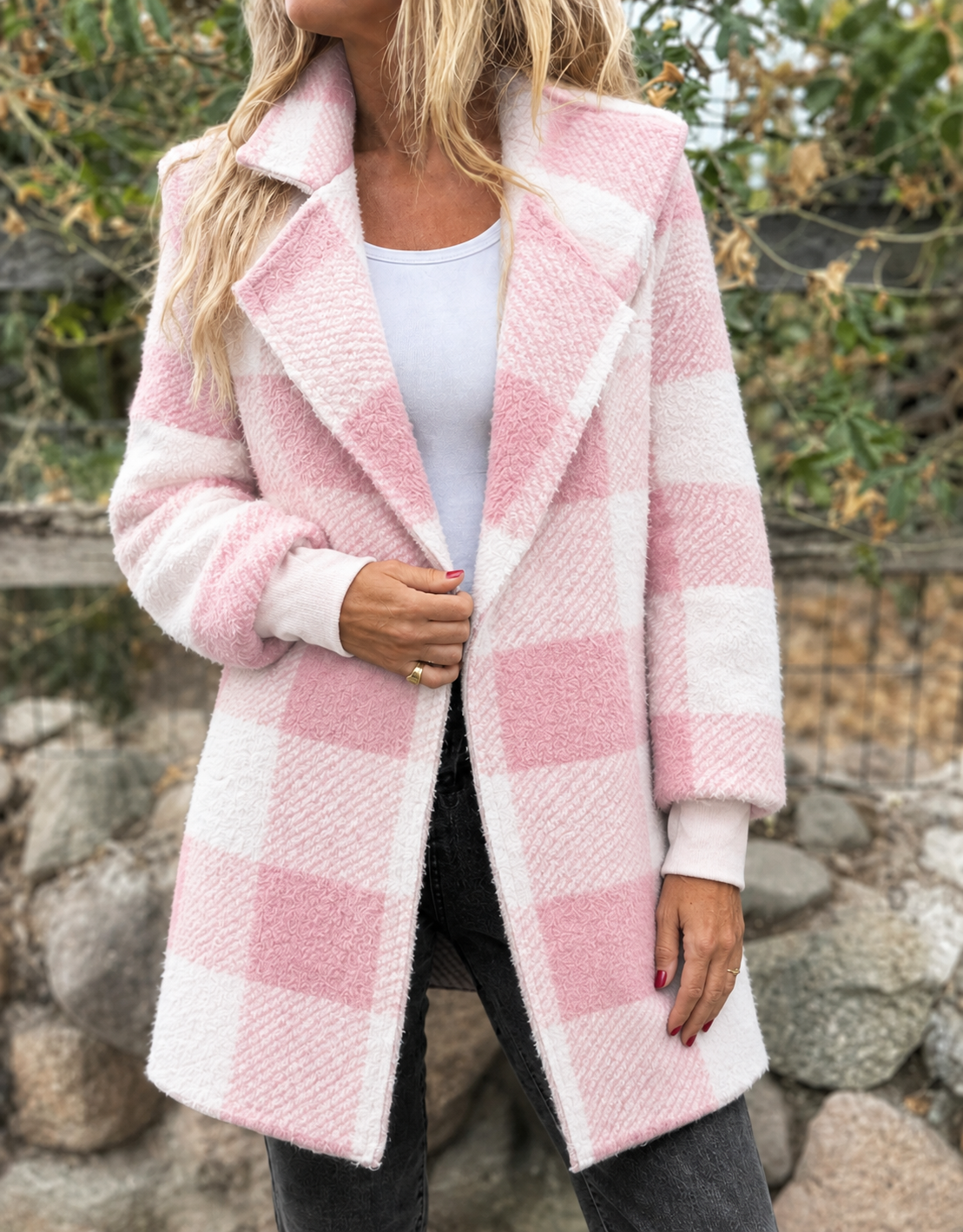 Hazel | Plaid Collared Cardigan