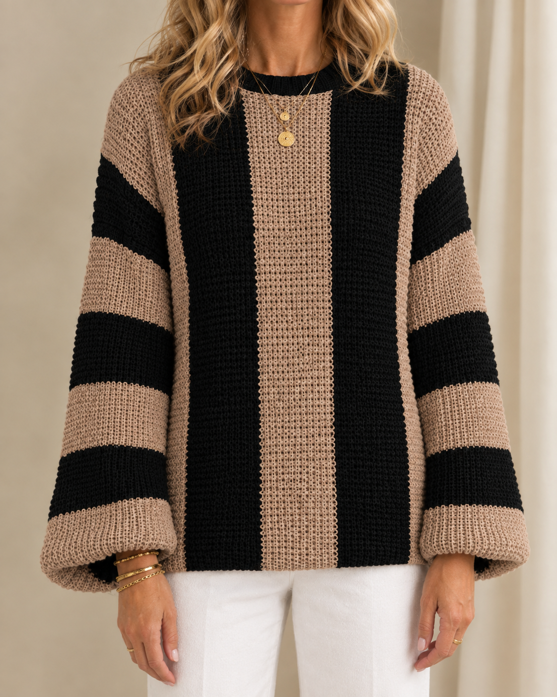Freya | Colour-Block Jumper
