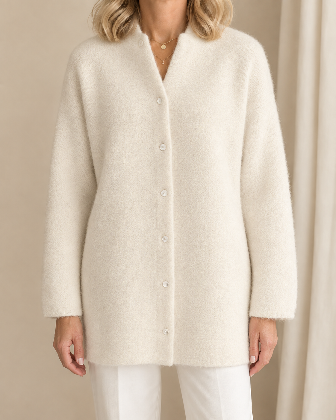 Grace | Classic Button Knit Cardigan