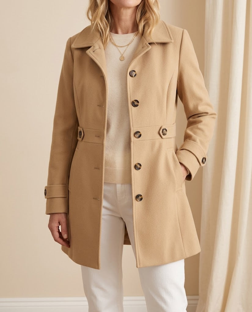 Charlotte | Single-Breasted Tailored Coat