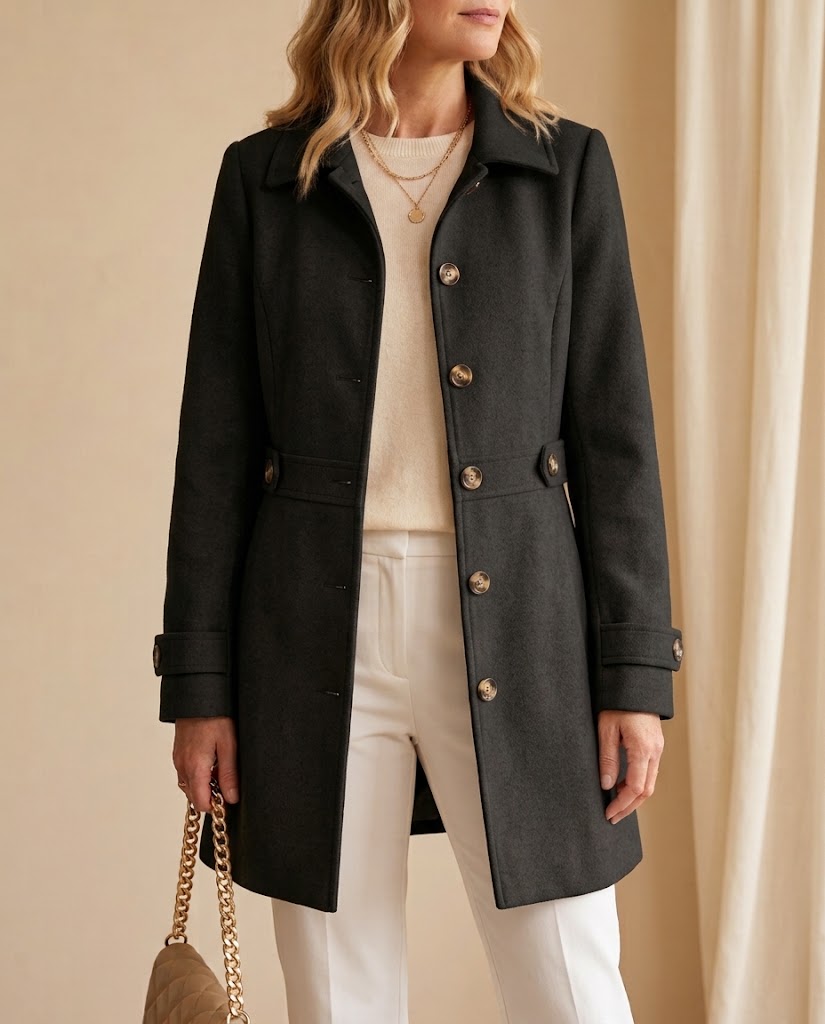 Charlotte | Single-Breasted Tailored Coat
