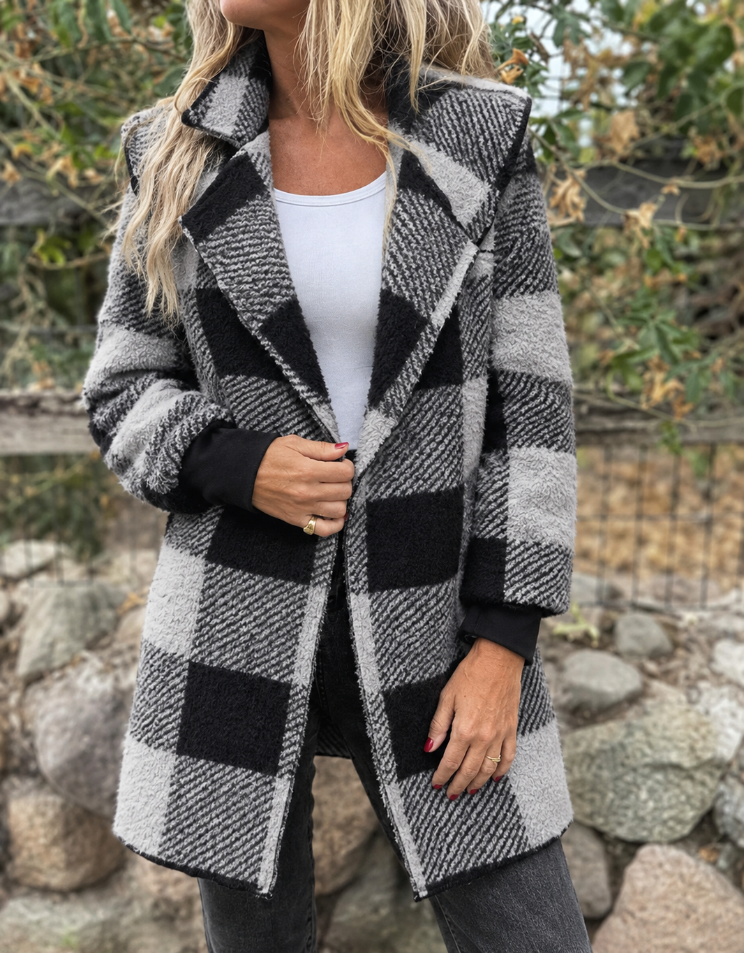 Hazel | Plaid Collared Cardigan