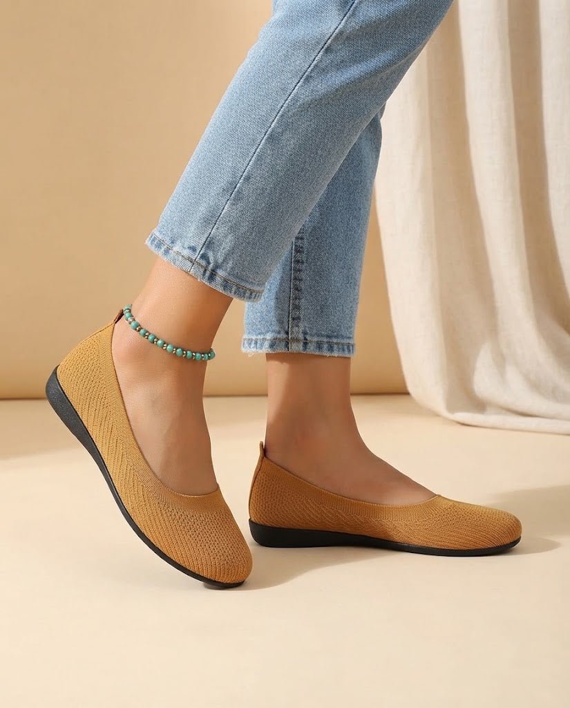 Ella | Knit Ballet Flats