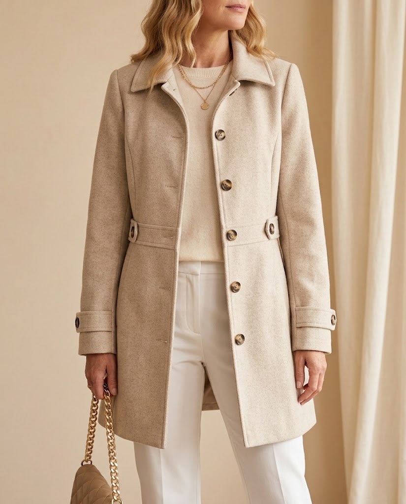 Charlotte | Single-Breasted Tailored Coat