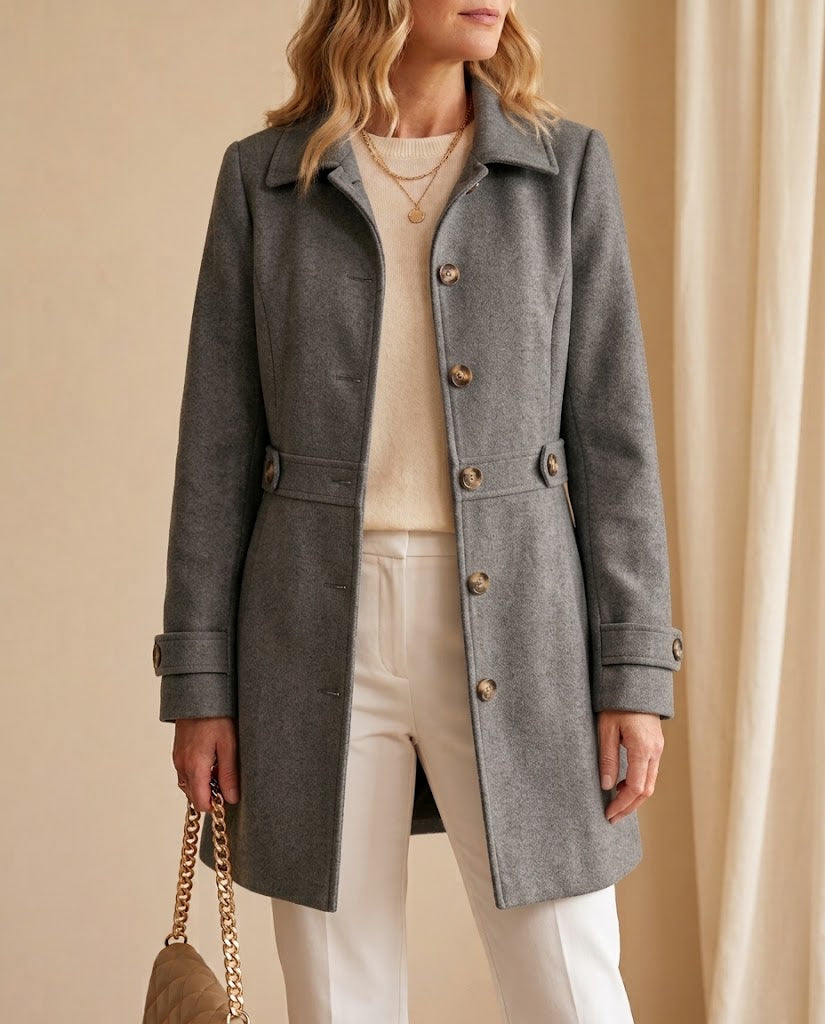 Charlotte | Single-Breasted Tailored Coat