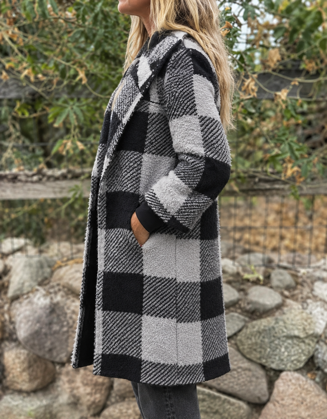 Hazel | Plaid Collared Cardigan