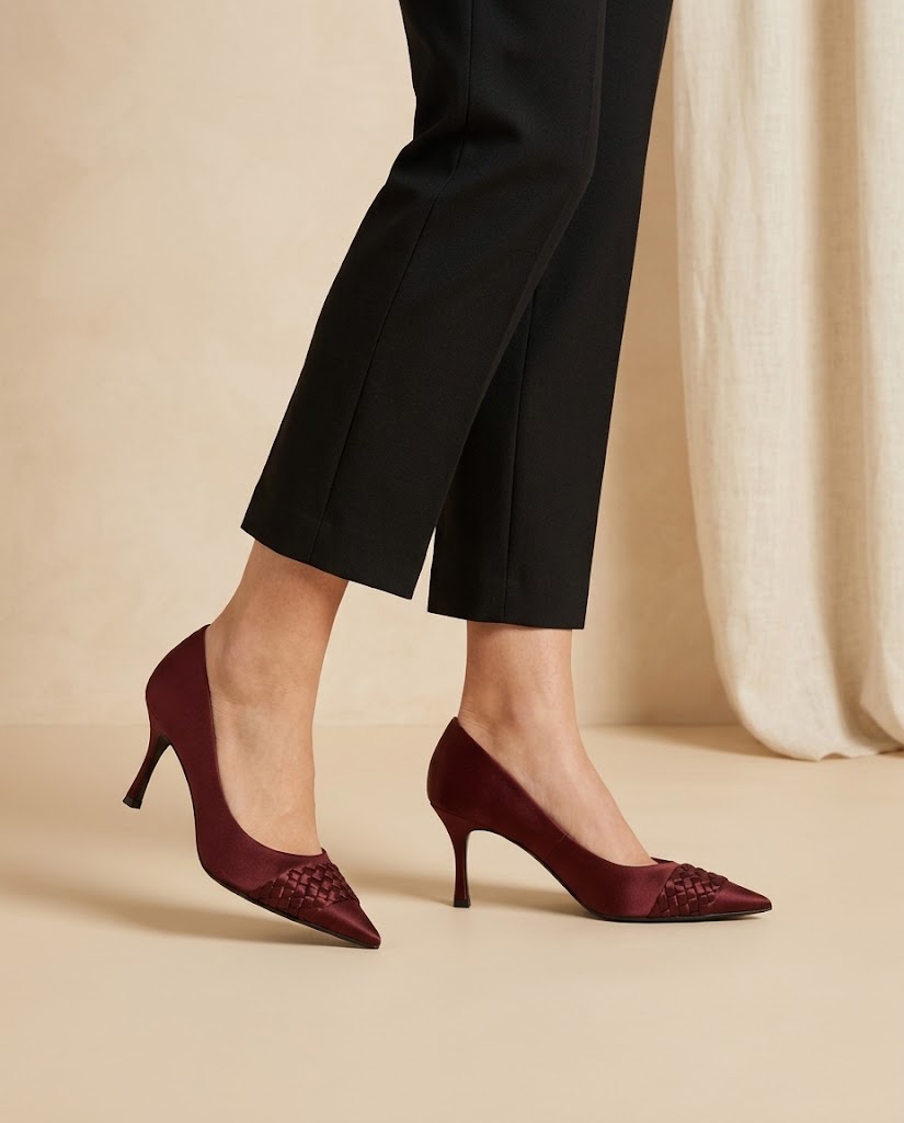 Aurélie pointed stiletto court shoe